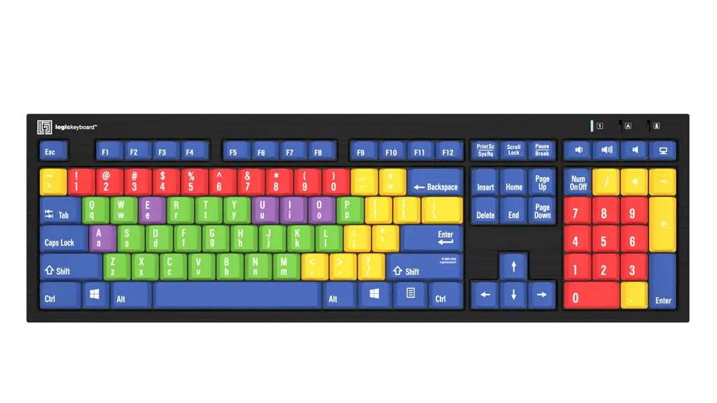 Kids Learning Board NERO Slimline Keyboard – Windows | The Dyslexia Shop