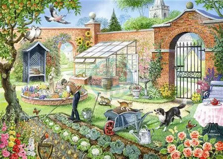 Kitchen Garden 1000 Piece Puzzle | The Dyslexia Shop