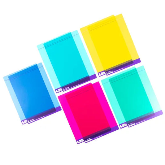 LDA A5 Coloured Reading Overlays – Pack of 10 | The Dyslexia Shop