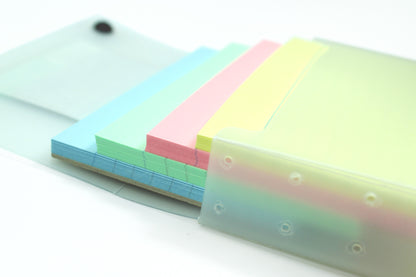 Silvine  Luxpad Notecards & Carry Case – 100 Assorted‑Colour Prompt Cards (6″×4″)