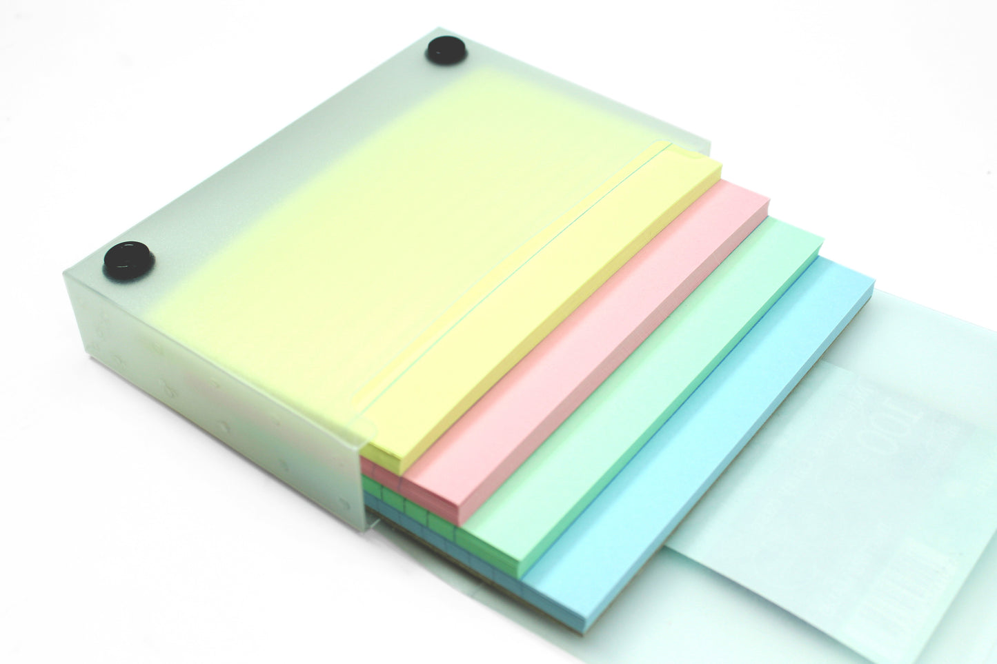 Silvine  Luxpad Notecards & Carry Case – 100 Assorted‑Colour Prompt Cards (6″×4″)