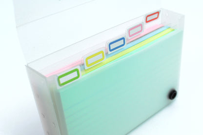 Silvine  Luxpad Notecards & Carry Case – 100 Assorted‑Colour Prompt Cards (6″×4″)