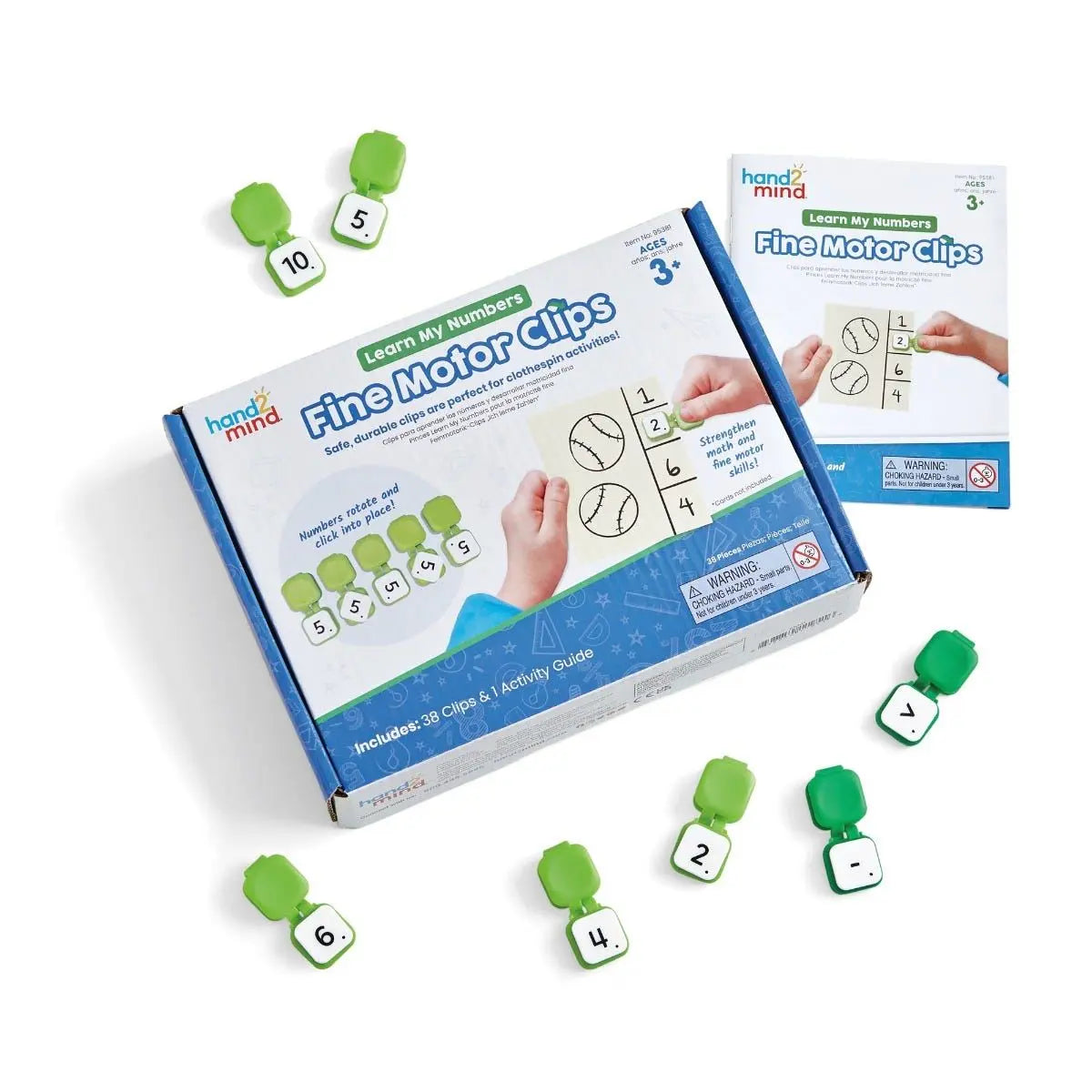 Learn My Numbers Fine Motor Clips | The Dyslexia Shop