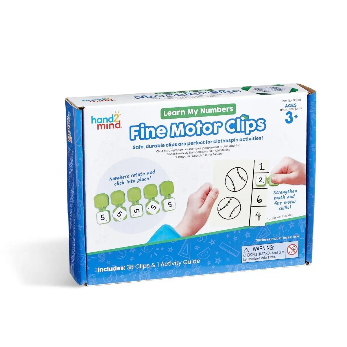 Learn My Numbers Fine Motor Clips | The Dyslexia Shop
