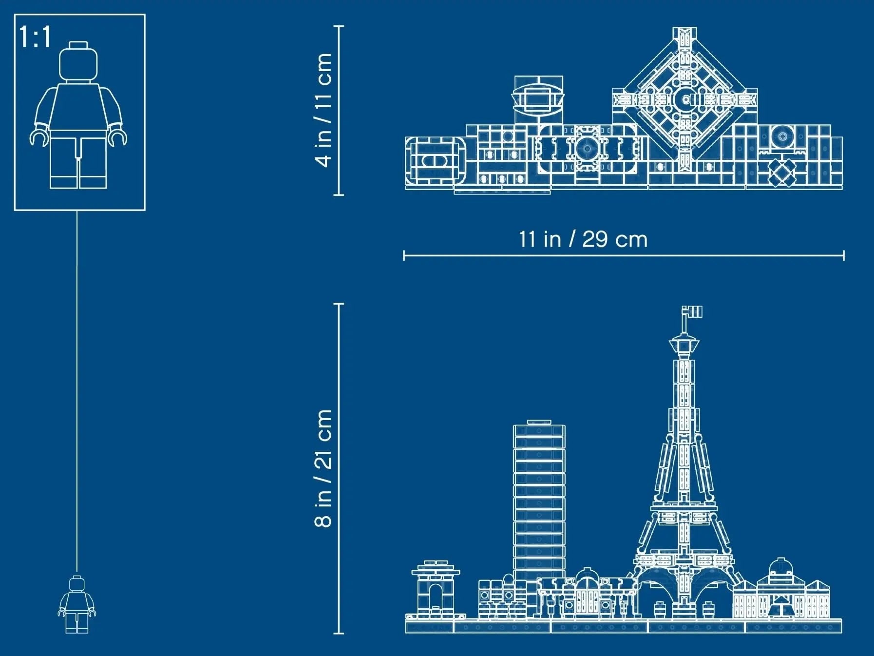 Lego® Architecture Paris (21044) | The Dyslexia Shop
