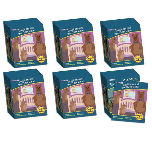 Letters & Sounds Phase 1 Set 2 Fiction - 6 Pack | The Dyslexia Shop