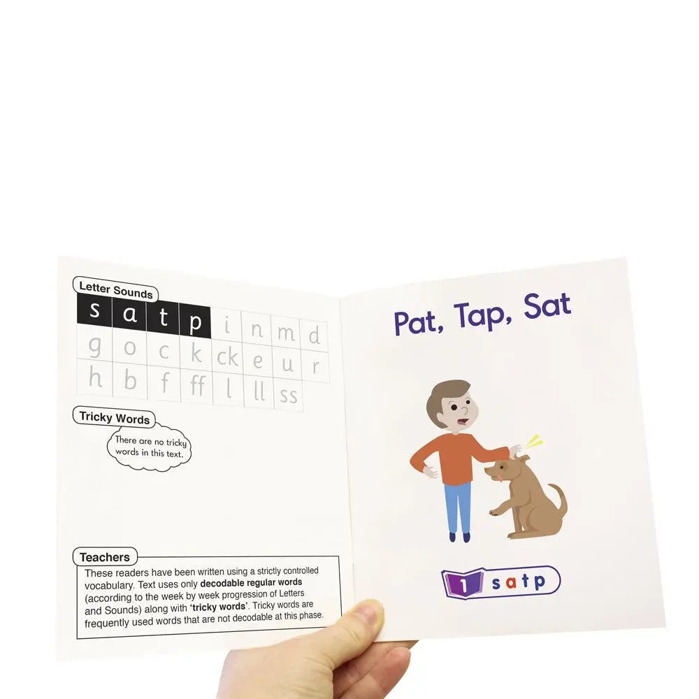 Letters & Sounds Phase 2 Set 1 Fiction - 6 Pack | The Dyslexia Shop