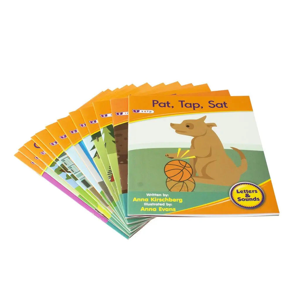Letters & Sounds Phase 2 Set 1 Fiction - 6 Pack | The Dyslexia Shop