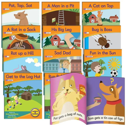 Letters & Sounds Phase 2 Set 1 Fiction | The Dyslexia Shop