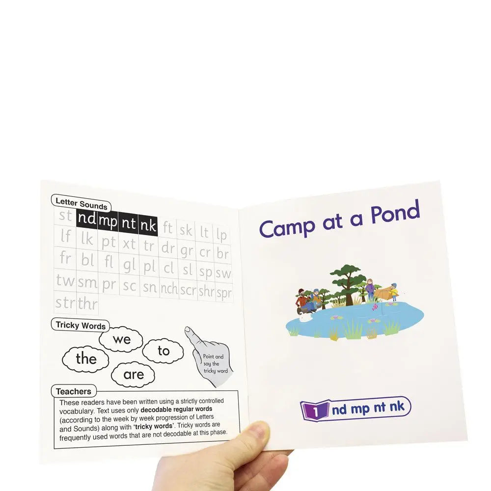 Letters & Sounds Phase 4 Set 1 Fiction - 6 Pack | The Dyslexia Shop