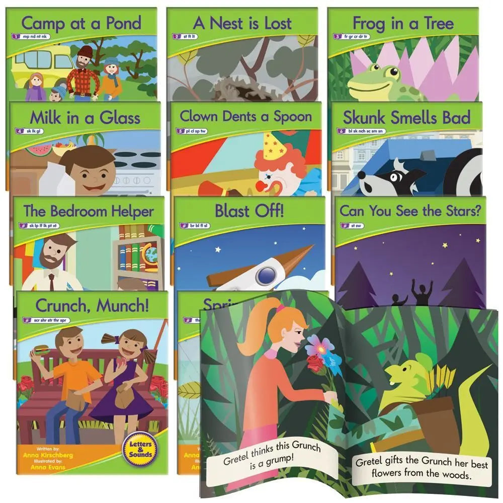 Letters & Sounds Phase 4 Set 1 Fiction | The Dyslexia Shop