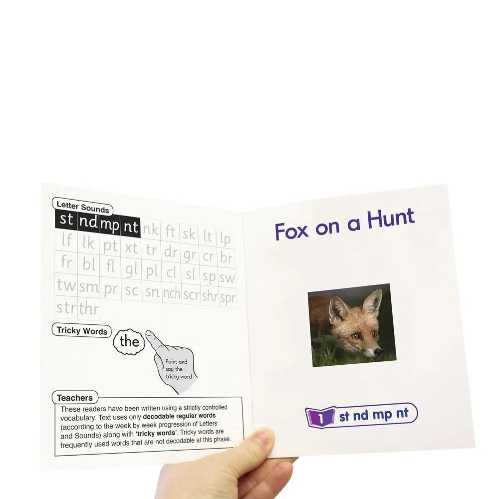 Letters & Sounds Phase 4 Set 1 Non-Fiction - 6 Pack | The Dyslexia Shop