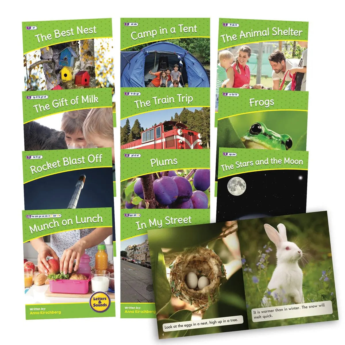 Letters & Sounds Phase 4 Set 2 Non-Fiction - 6 Pack | The Dyslexia Shop