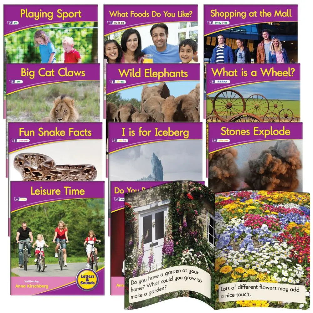 Letters & Sounds Phase 5 Set 1 Non-Fiction - 6 Pack | The Dyslexia Shop