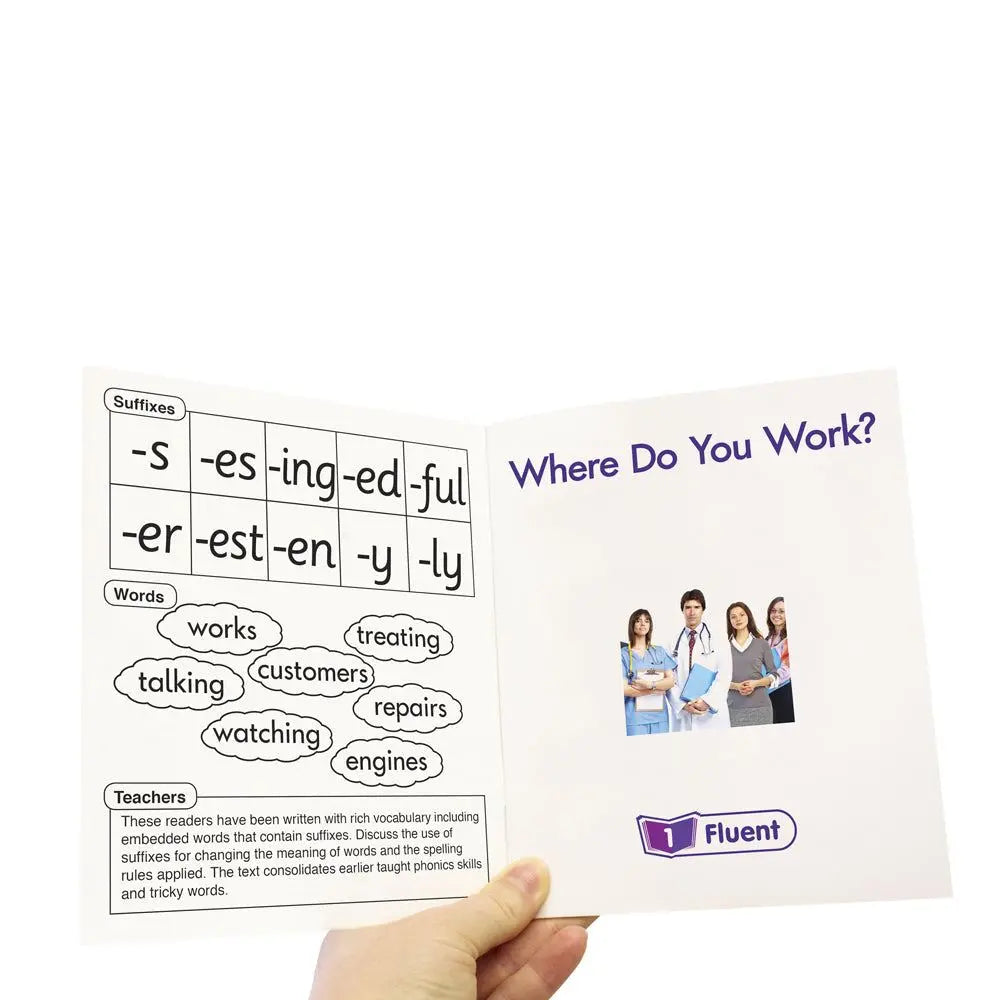 Letters & Sounds Phase 6 Set 1 Non-Fiction - 6 Pack | The Dyslexia Shop