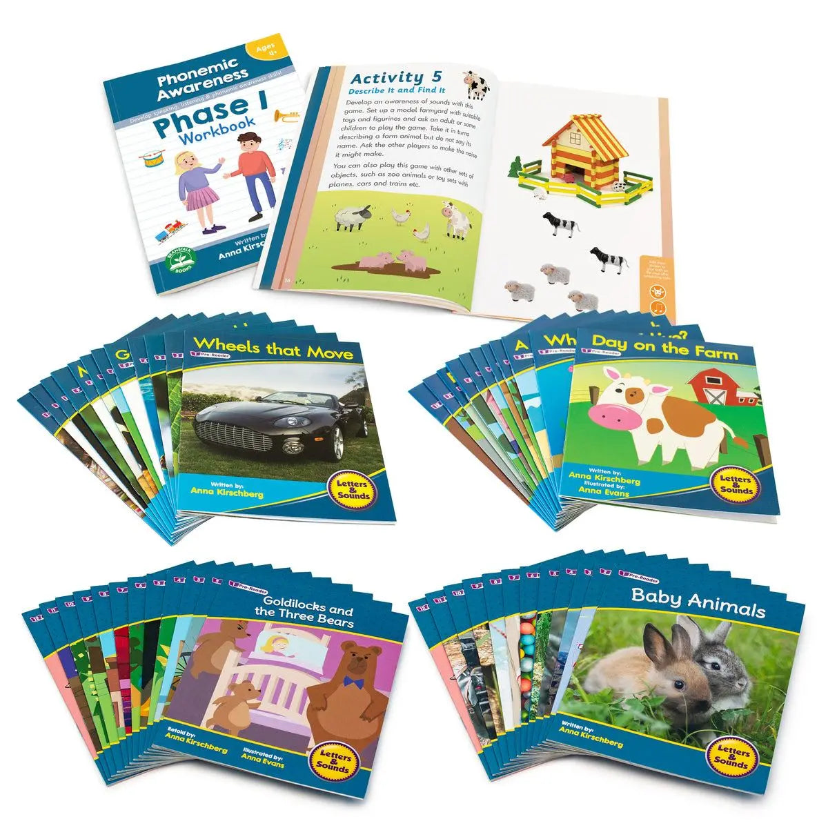 Letters and Sounds Phase 1 Single Kit | The Dyslexia Shop