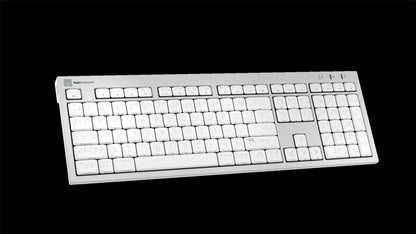 Logickeyboard Braille ALBA Slimline Keyboard for Mac | The Dyslexia Shop