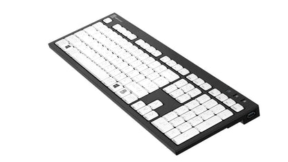 Logickeyboard Braille NERO Slimline Keyboard for Windows PC | The Dyslexia Shop