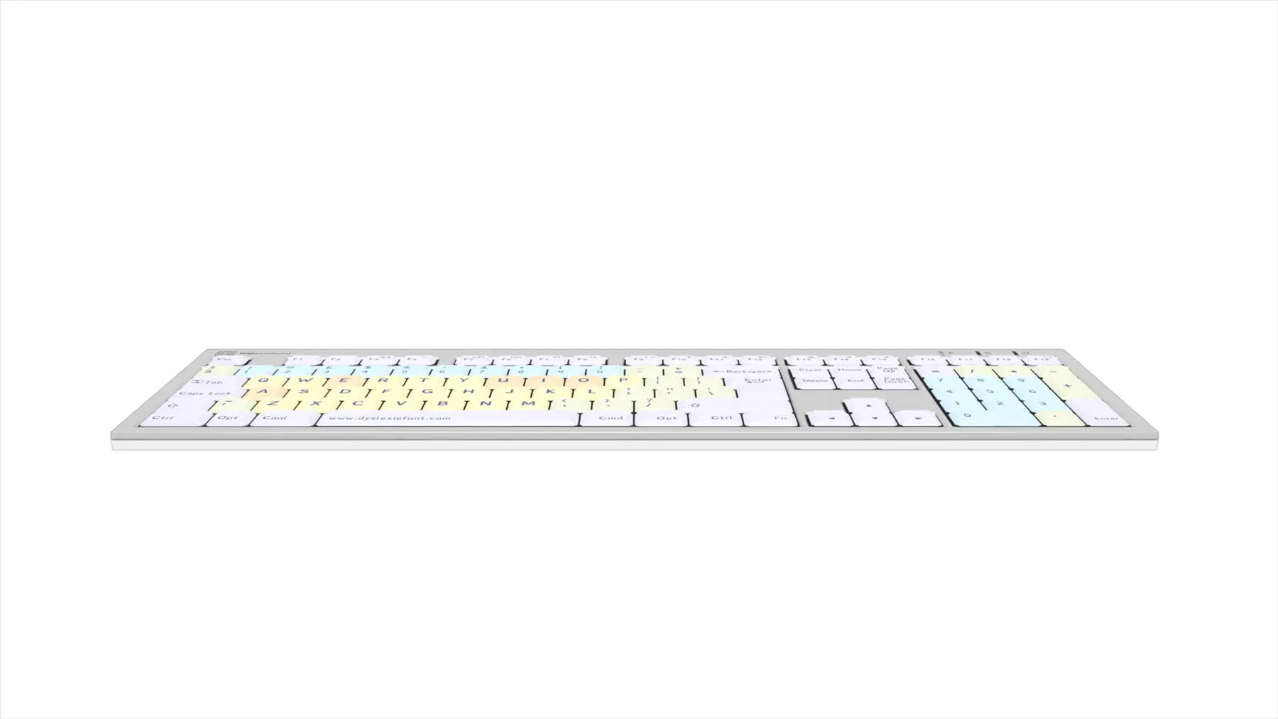 Logickeyboard Dyslexie Keyboard ALBA Mac UK | The Dyslexia Shop