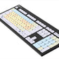 Logickeyboard Dyslexie keyboard NERO PC UK | The Dyslexia Shop