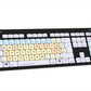 Logickeyboard Dyslexie keyboard NERO PC UK | The Dyslexia Shop