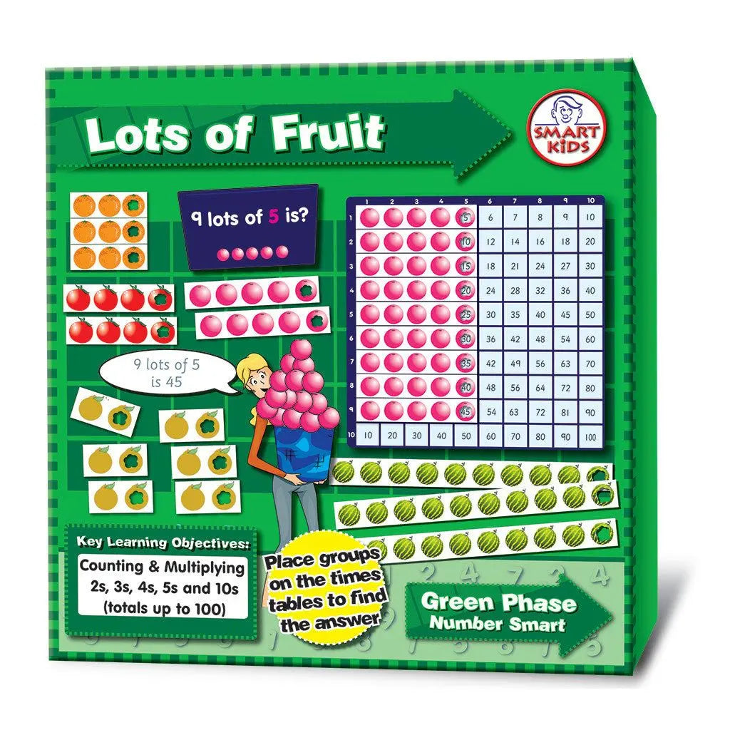 Lots of Fruit (2s, 3s, 4s, 5s, 10s) | The Dyslexia Shop