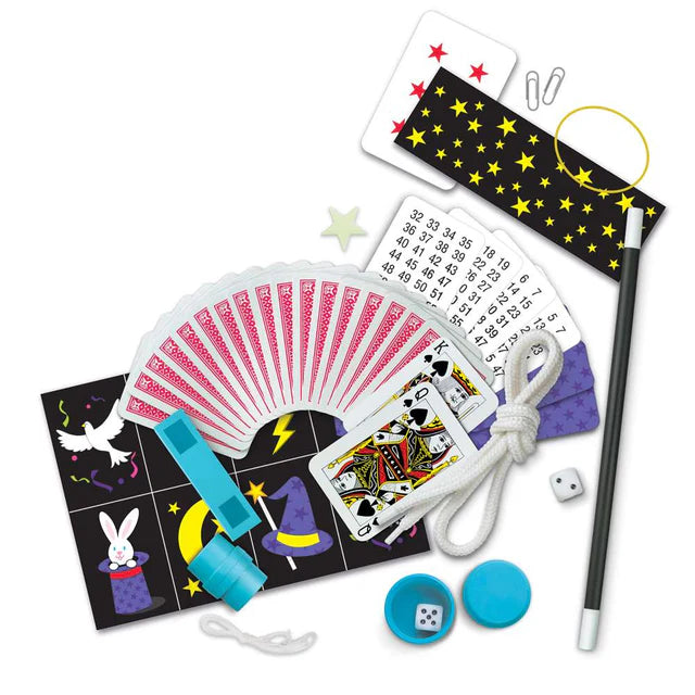 4M KidzLabs Magic Kit - 12 Magic Tricks Set Age 8+