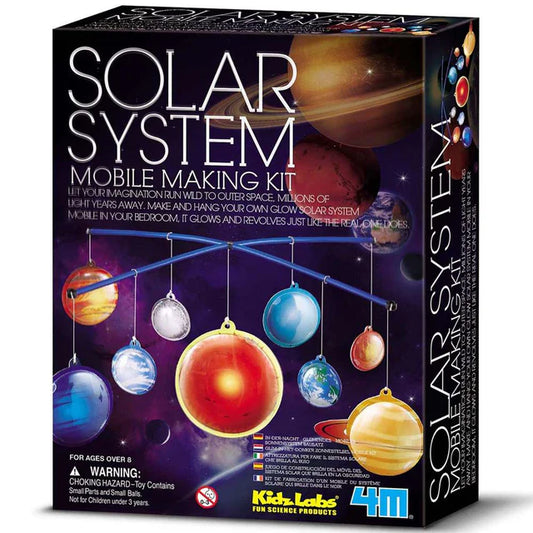 4M KidzLabs Solar System Mobile Making Kit - STEM Toy 5+