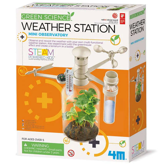 4M Green Science Weather Station Kit - STEM Toy Age 5+