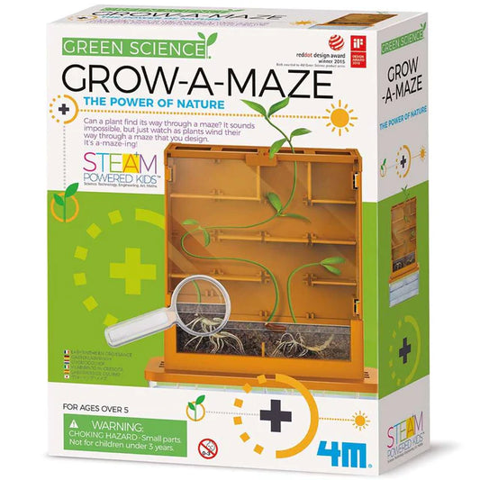 4M Green Science Grow-A-Maze Kit - Plant Science Toy Age 5+