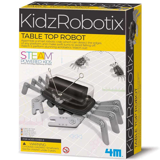 4M KidzRobotix Table Top Robot - Edge-Sensing STEM Toy 8+