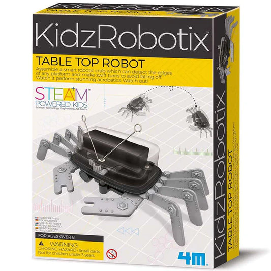 4M KidzRobotix Table Top Robot - Edge-Sensing STEM Toy 8+
