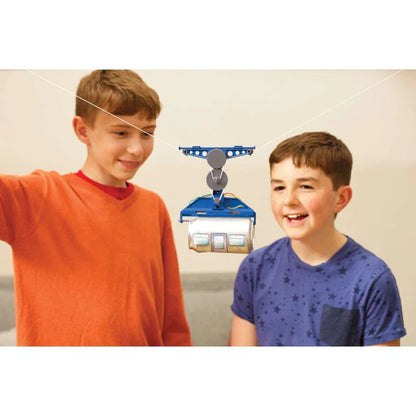 4M KidzRobotix Tin Can Cable Car - Mechanical STEM Toy 8+