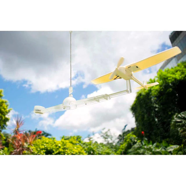 4M Green Science Plane Mobile - Solar Powered STEM Model 5+