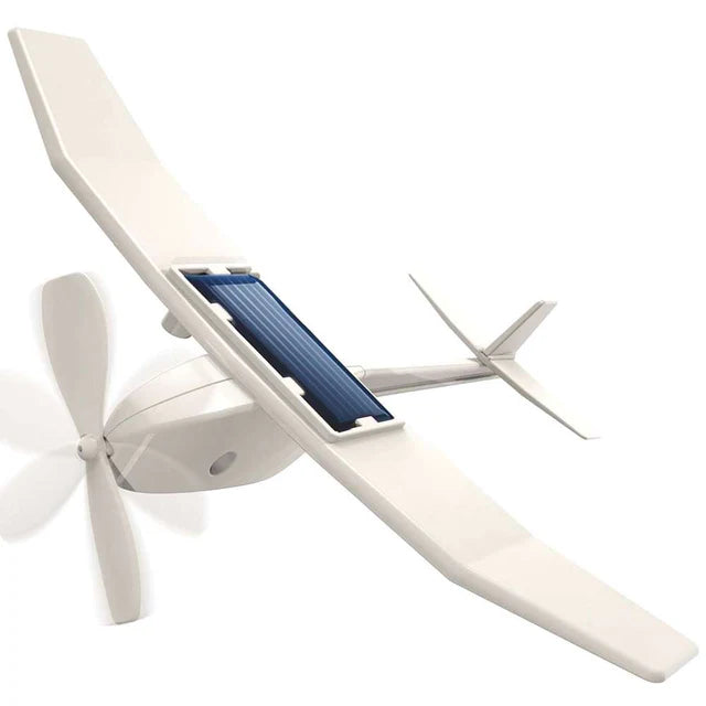 4M Green Science Plane Mobile - Solar Powered STEM Model 5+
