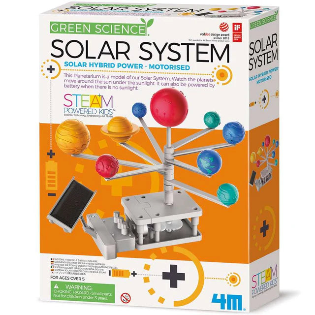 4M Green Science Solar System Planetarium Kit - Astronomy Toy 5+