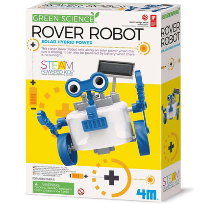 4M Green Science Rover Robot - Solar Powered STEM Toy 5+
