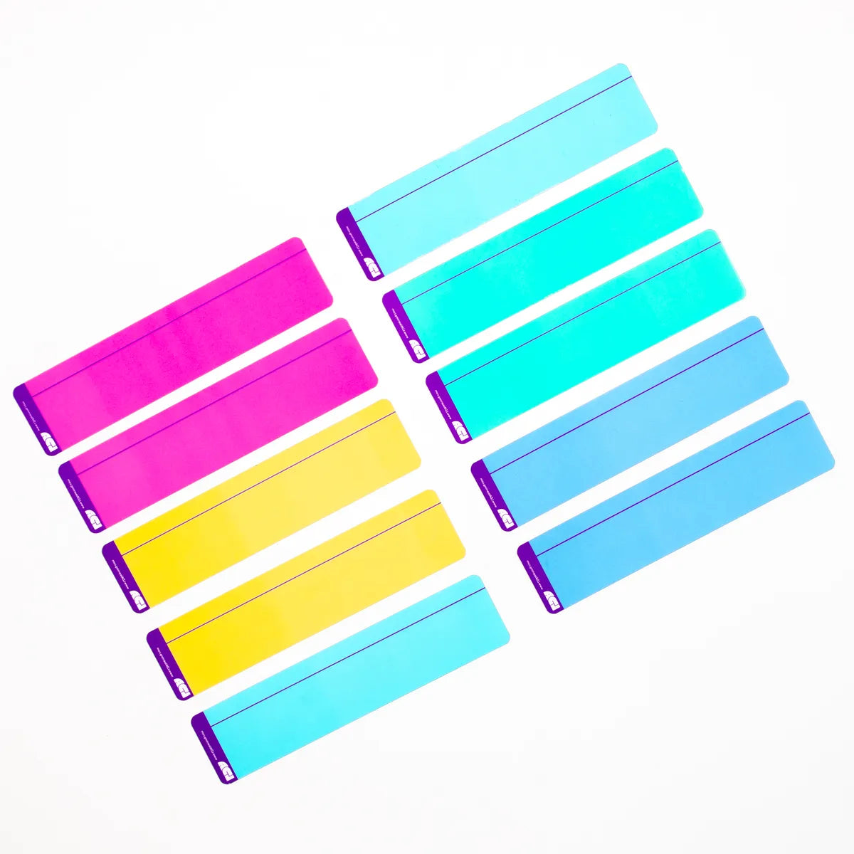 Coloured Reading Overlays - pack of 10