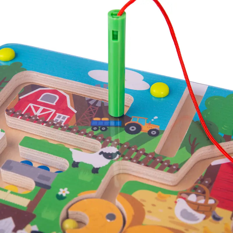 Magnetic Farmyard Maze Puzzle | The Dyslexia Shop