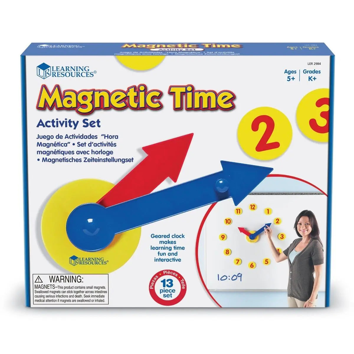 Magnetic Geared Clock Set | The Dyslexia Shop