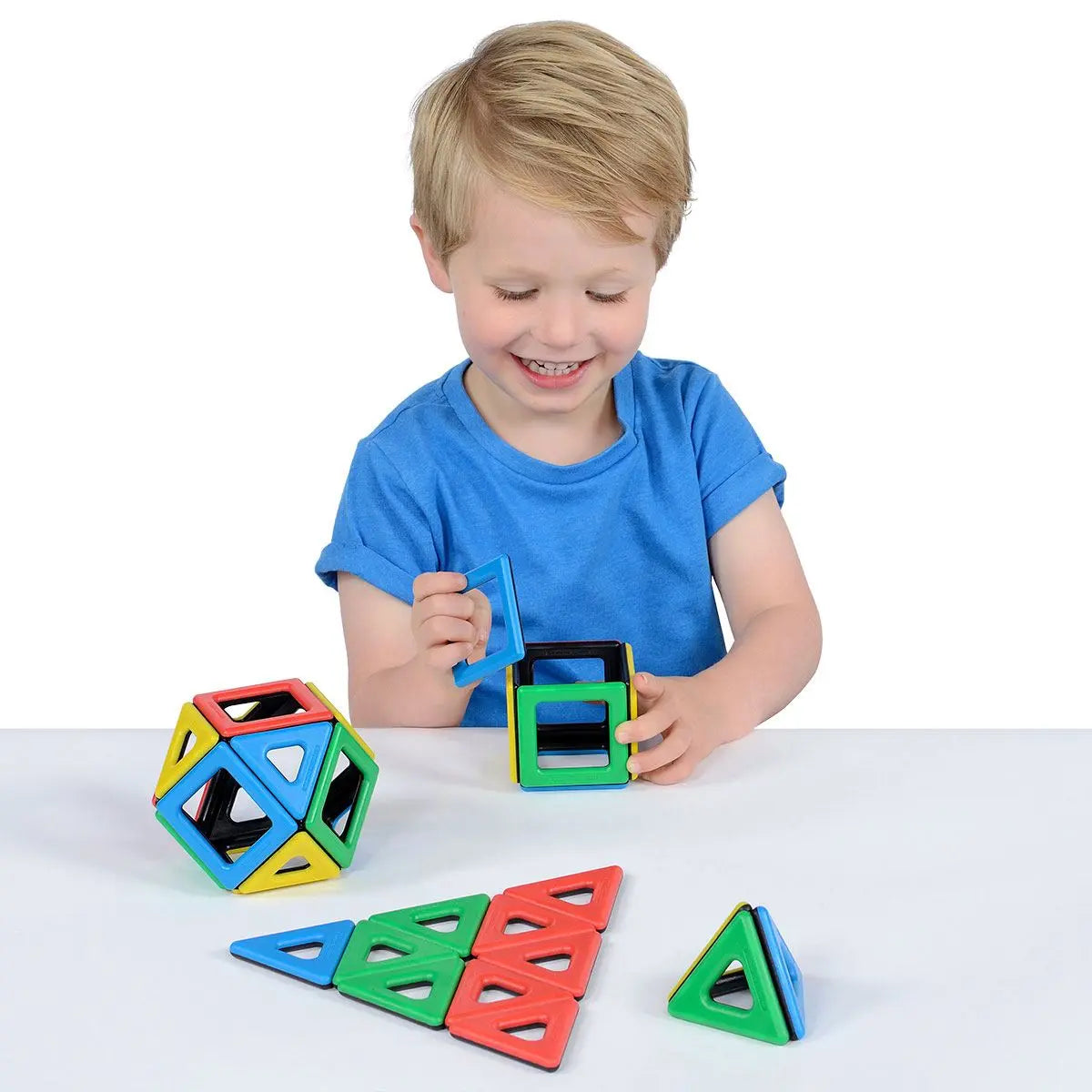 Magnetic Polydron Set: Engage Young Minds with Hands-On Geometry Exploration | The Dyslexia Shop