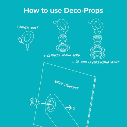 Makedo - Deco-Props - Blobbies