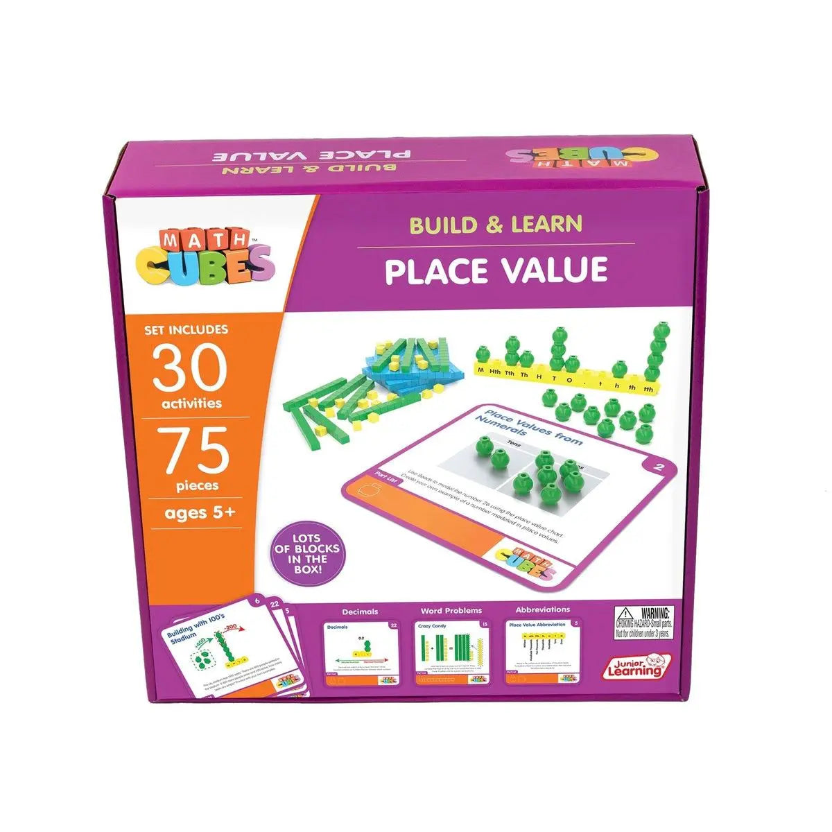 Mathcubes - Place Values | The Dyslexia Shop