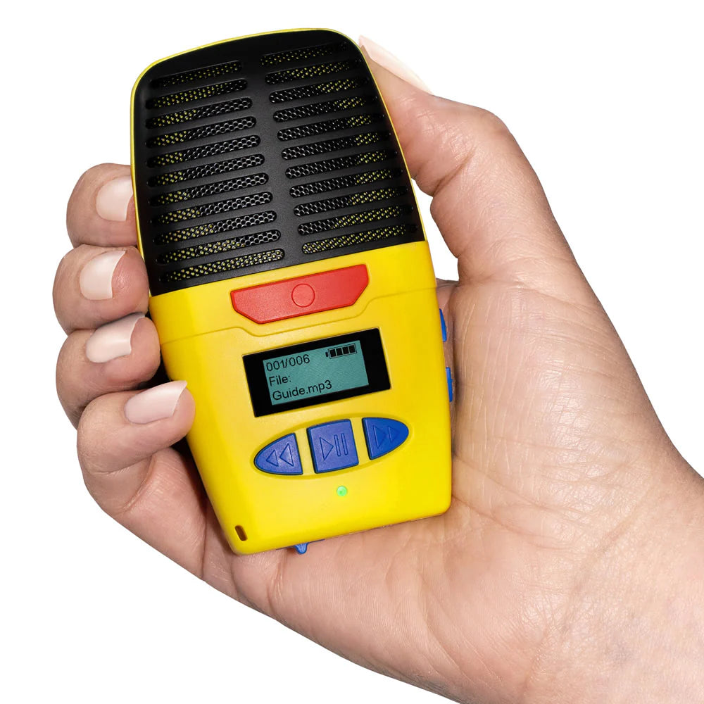 Micro-Speak Plus 1GB Yellow Voice Recorder for Dyslexia, ADHD and SEND
