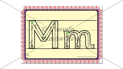 Morrells Alphabet and Number Formation Instruction Wall Cards | The Dyslexia Shop