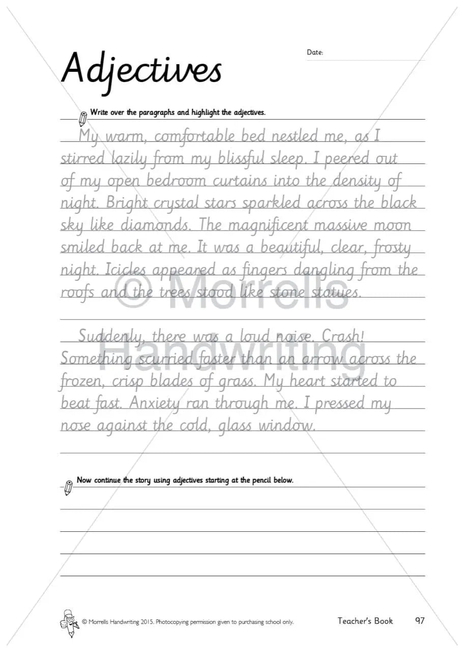 Morrells Handwriting Teacher’s Book | The Dyslexia Shop
