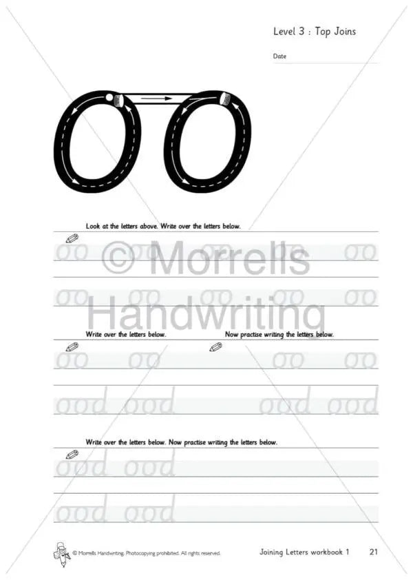 Morrells Joining Letters 1 Joins | The Dyslexia Shop