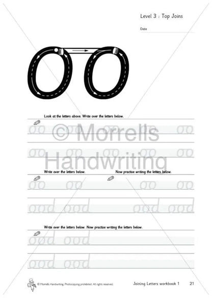 Morrells Joining Letters 1 Joins | The Dyslexia Shop