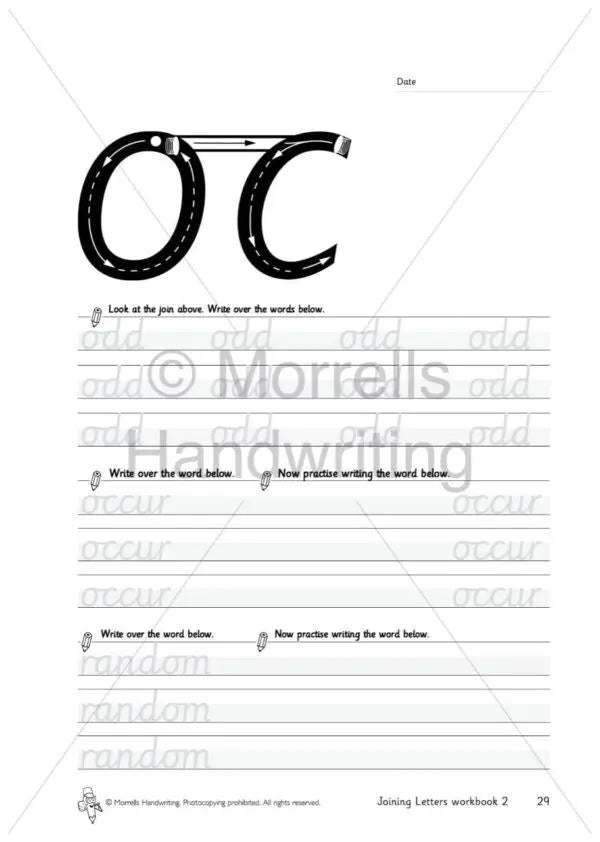 Morrells Joining Letters 2 Words | The Dyslexia Shop