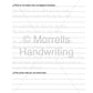 Morrells Joining Letters 3 Sentences | The Dyslexia Shop